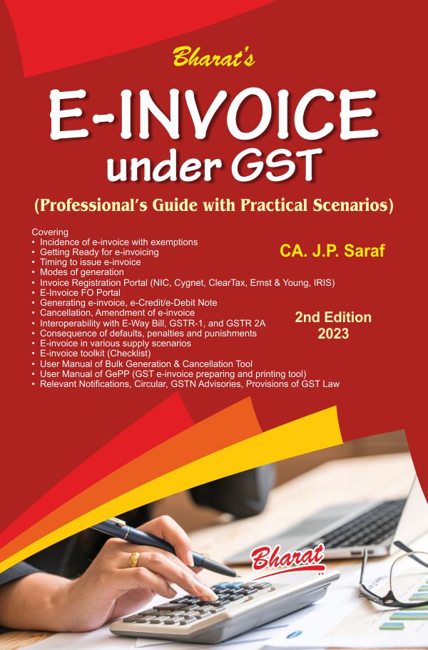 	 E-INVOICE under GST